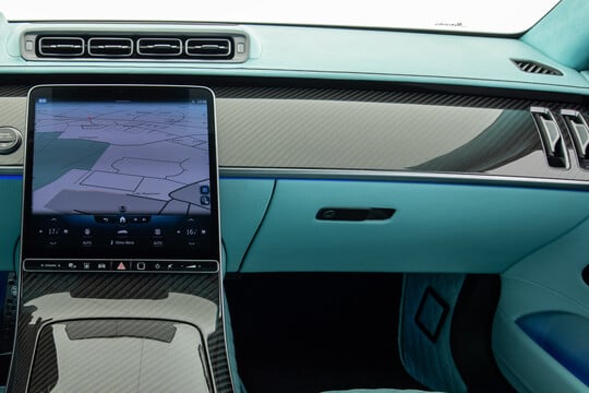 Leather dashboard underpaneling