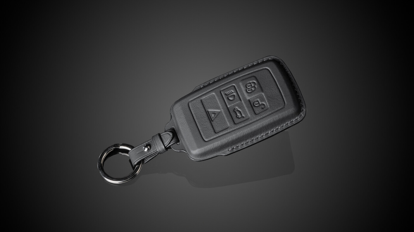 Leather Key Cover Black